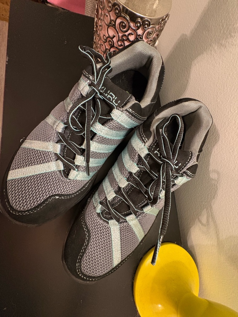 KURU Gray and Light Blue Women's Athletic Trainers